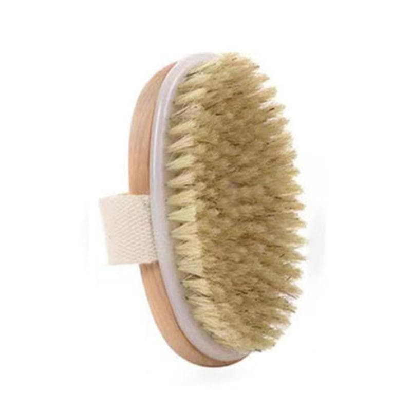 Dry Body Brushes Exfoliating Body Scrubbers Bristles Bath Brush Body Dry Brush Massage Brush Rubbing Bath Artifact Rubbing Back