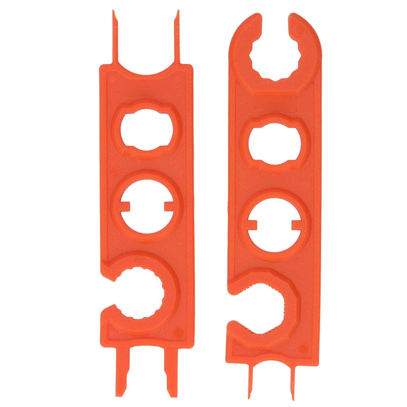 2pcs PV Wrench Lightweight Portable PPO PSA Orange Spanner Wrench for Photovoltaic Connector Diode