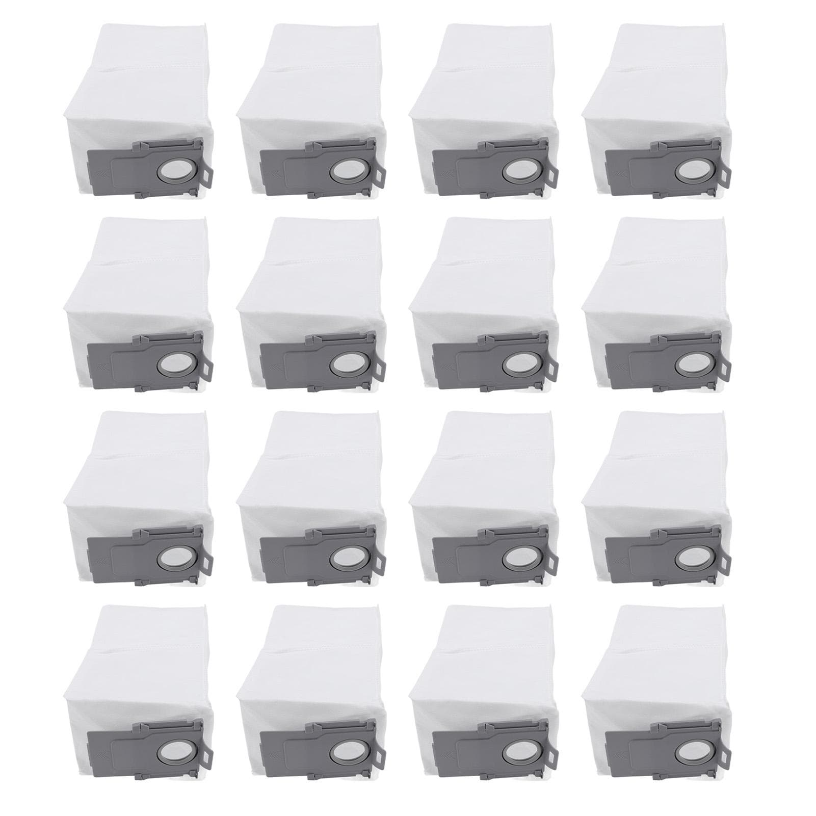 16Pcs Robot Vacuum Cleaner Dust Bags Disposable 2.7L Large Capacity Replacement for P10 P20 QRevo
