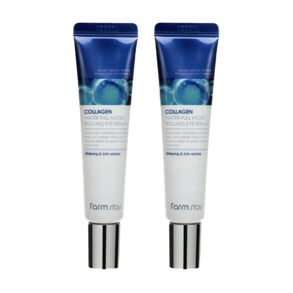 FARM STAY Collagen Water Full Moist Rolling Eye Serum - 25ml 2pcs