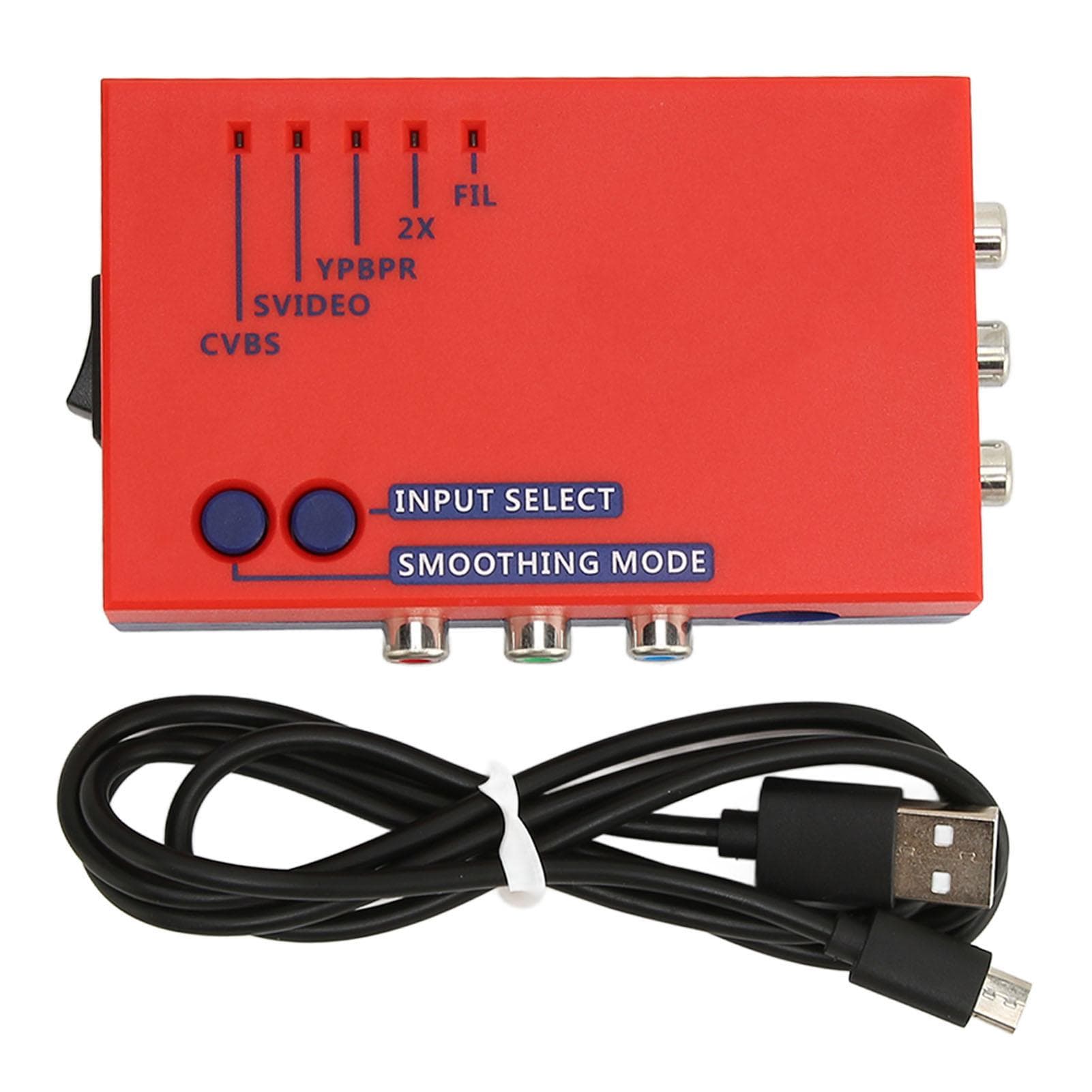 For RetroScaler2x Converter A V To HD Multimedia Interfa Cecompatible for RetroScaler2x Line red