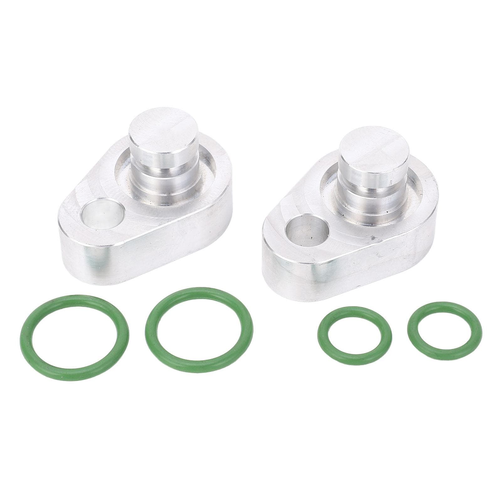 Rear AC Block Off Kit Rubber Aluminum AC Elimination Auxiliary Air Conditioning Blockout Set for