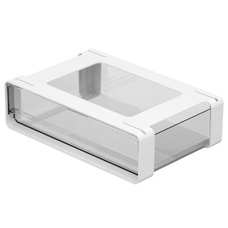 Drawer Storage Box Under Table Hidden Self-Adhesive Drawer Type Storage Cabinet Office Desk Cosmetics Stationery Storage Rack