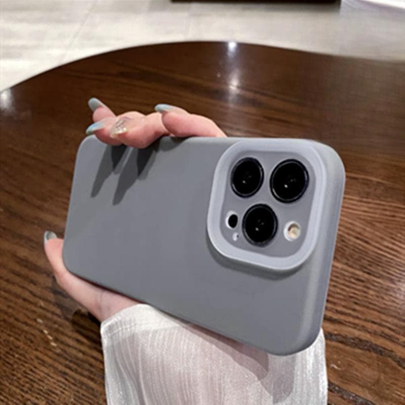 Jelly Official Real Liquid Silicone Suitable for IPhone 16 Phone Case Skin Feeling Full-inclusive Lens Apple 15 Protective Case iPhone11