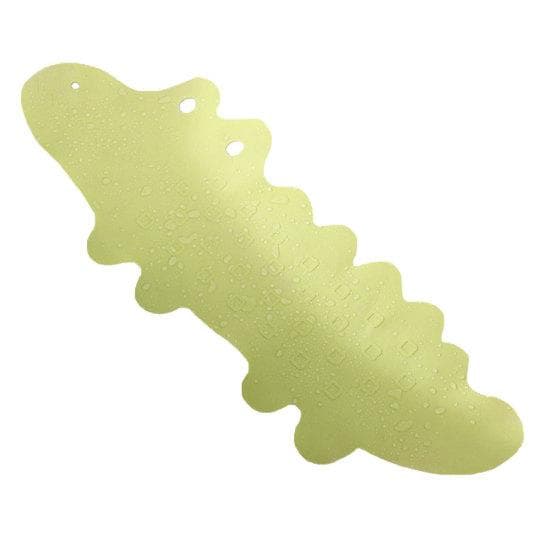 Cute Cartoon Crocodile Children Bath Shower Mat Cup Suction Non-Slip Tub Pad green