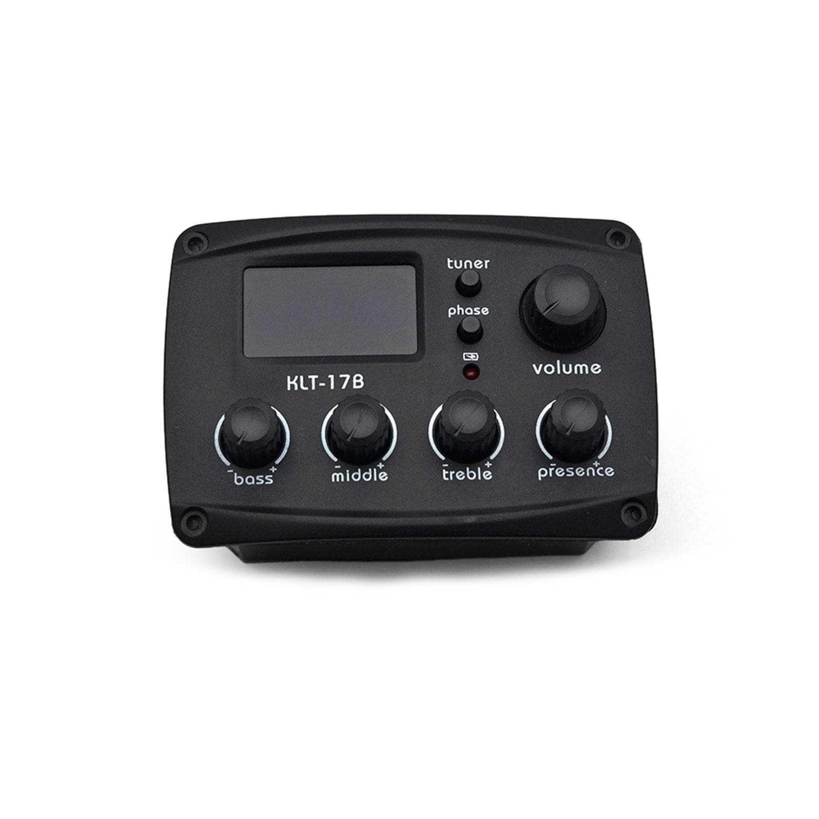Acoustic Guitar Pickup Four Section Folk Classical Guitar Pickup with Twelve Average Rate Tuner black