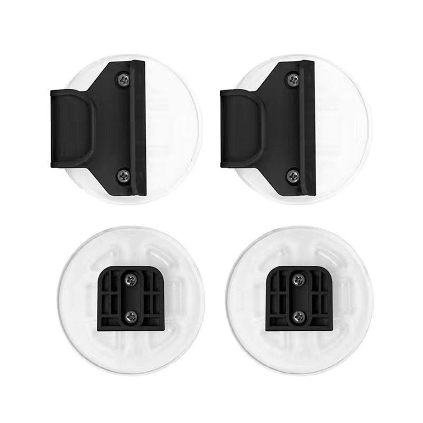 Baby Gate Hardware Set Includes Bottom Board and Fixing Hook Screws Enhancing Child Safety with Easy Installation 2 black