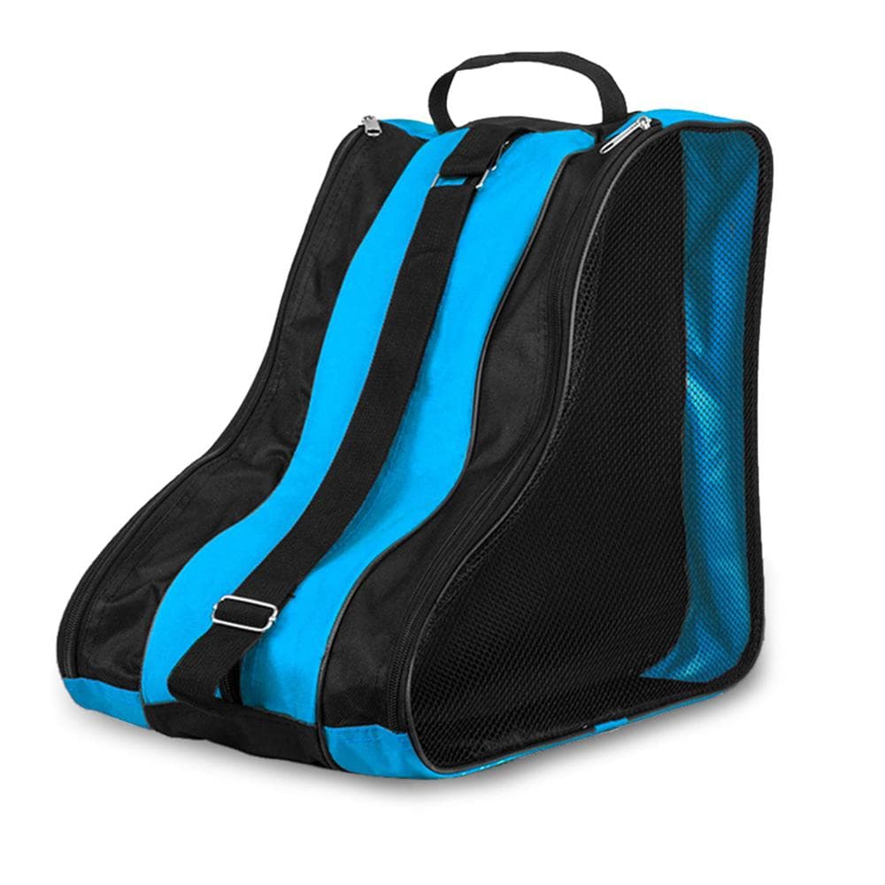 3 Layers Breathable Skate Carry Bag Case for Kids Roller Skates Inline Skates Ice Skates blue