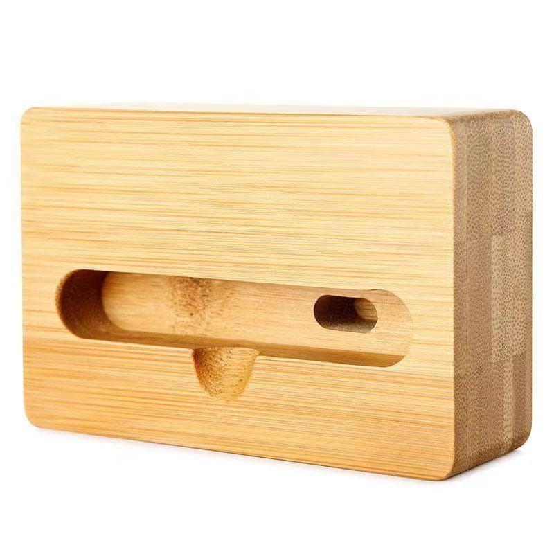 Phone Holder Stand Amplifier Cell Speaker Wooden Desk Wood Bamboo Sound Mobile Bracket Desktop Tablet Car Shower Cellphone Dock wood