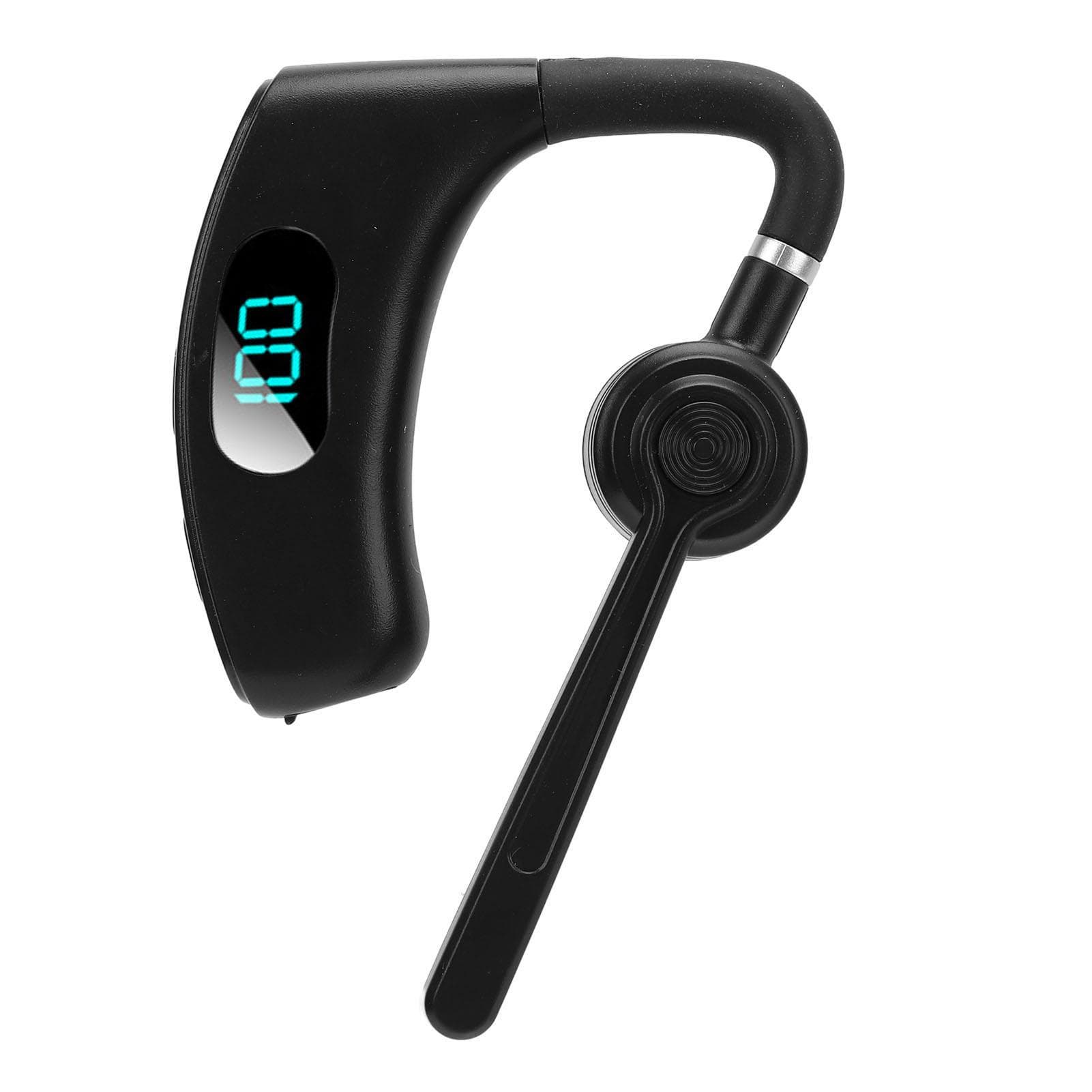 Wireless Bluetooth Earpiece with Microphone Noise Reduction 300mAh Battery for Business Driving black
