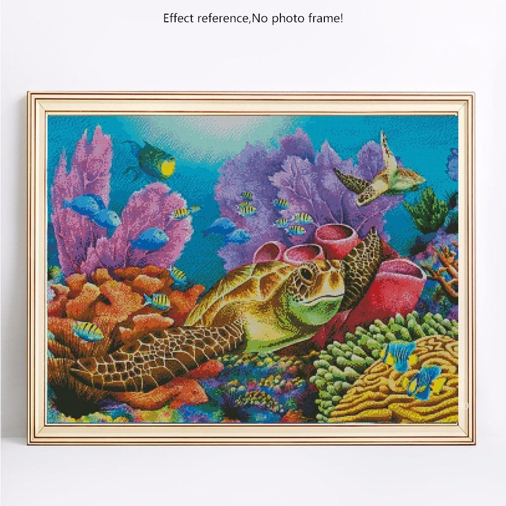 Diamond Painting Full Round Arrival Animals Diamond Embroidery Sale Tortoise Pictures 20X30