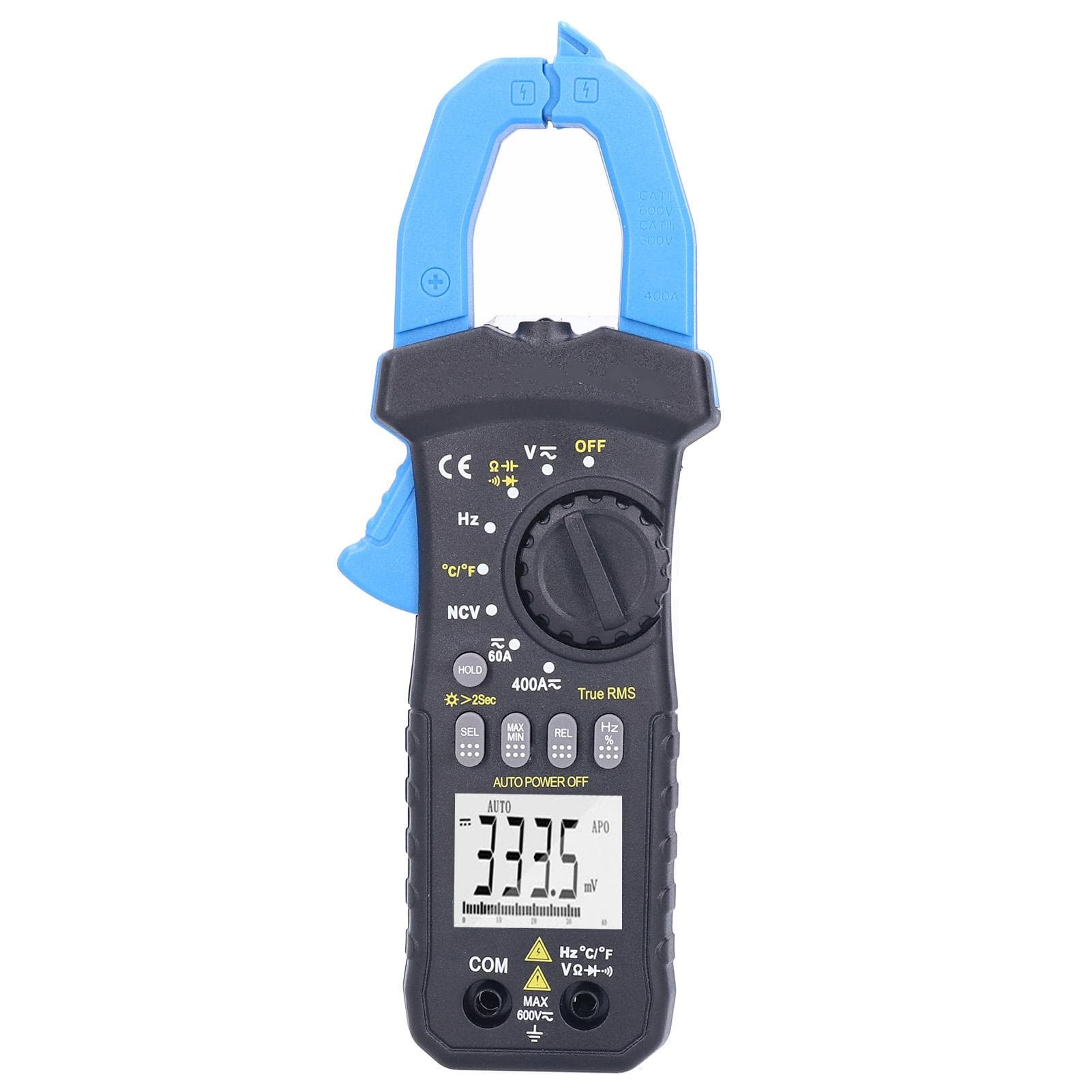 HP7200B TRMS Clamp Meter 6000 Counts NCV Dc AC Voltage Resistance Temperature Multimeter
