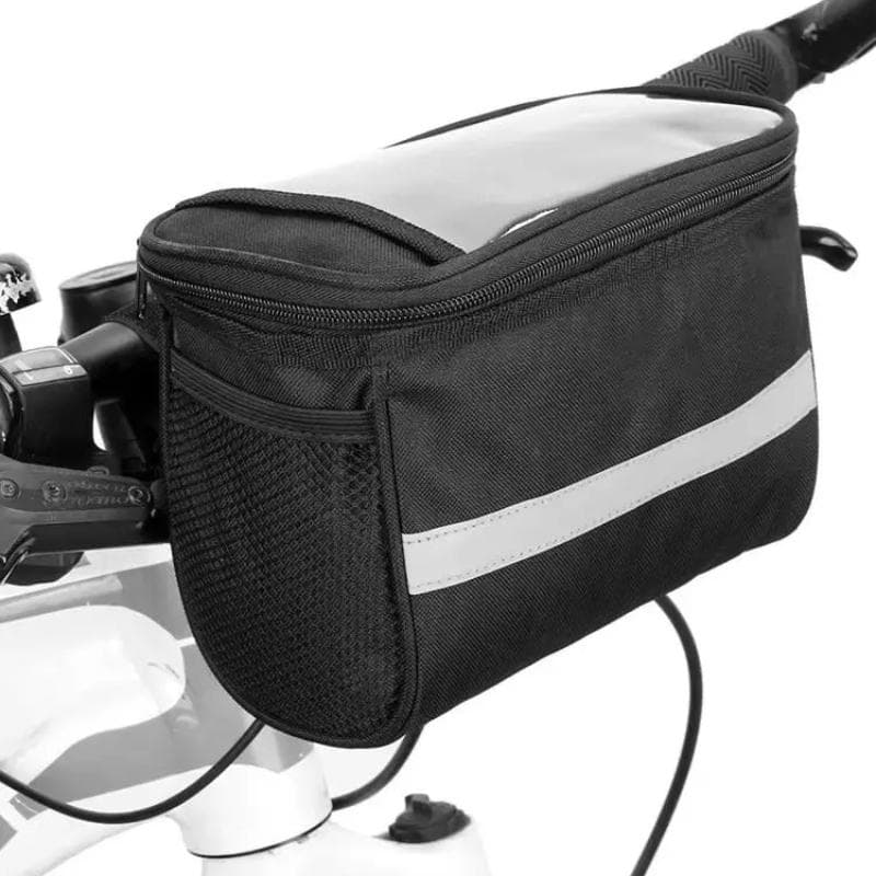 Bicycle Front Handlebar Bag Outdoor Cycling Bike Phone Mount Bags black