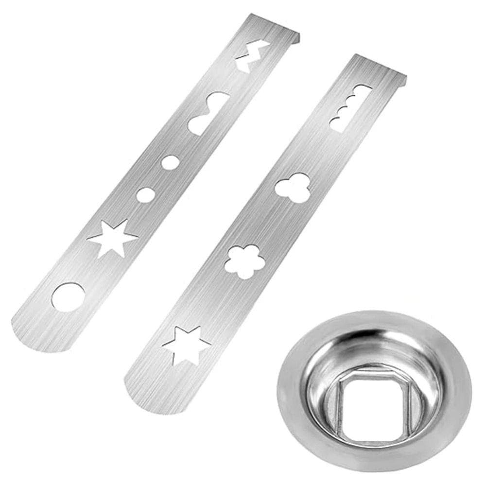 3Pcs Connection Ring Meat Grinder Accessories DIY Pastry Attachment Cake Mold Parts Biscuit Mold 3pcs/set