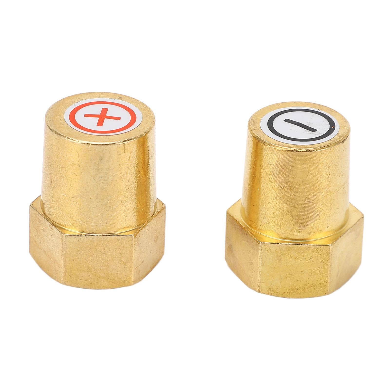 2Pcs Battery Terminal Post Connector Charging Binding Adapter Quick Release Disconnect Positive