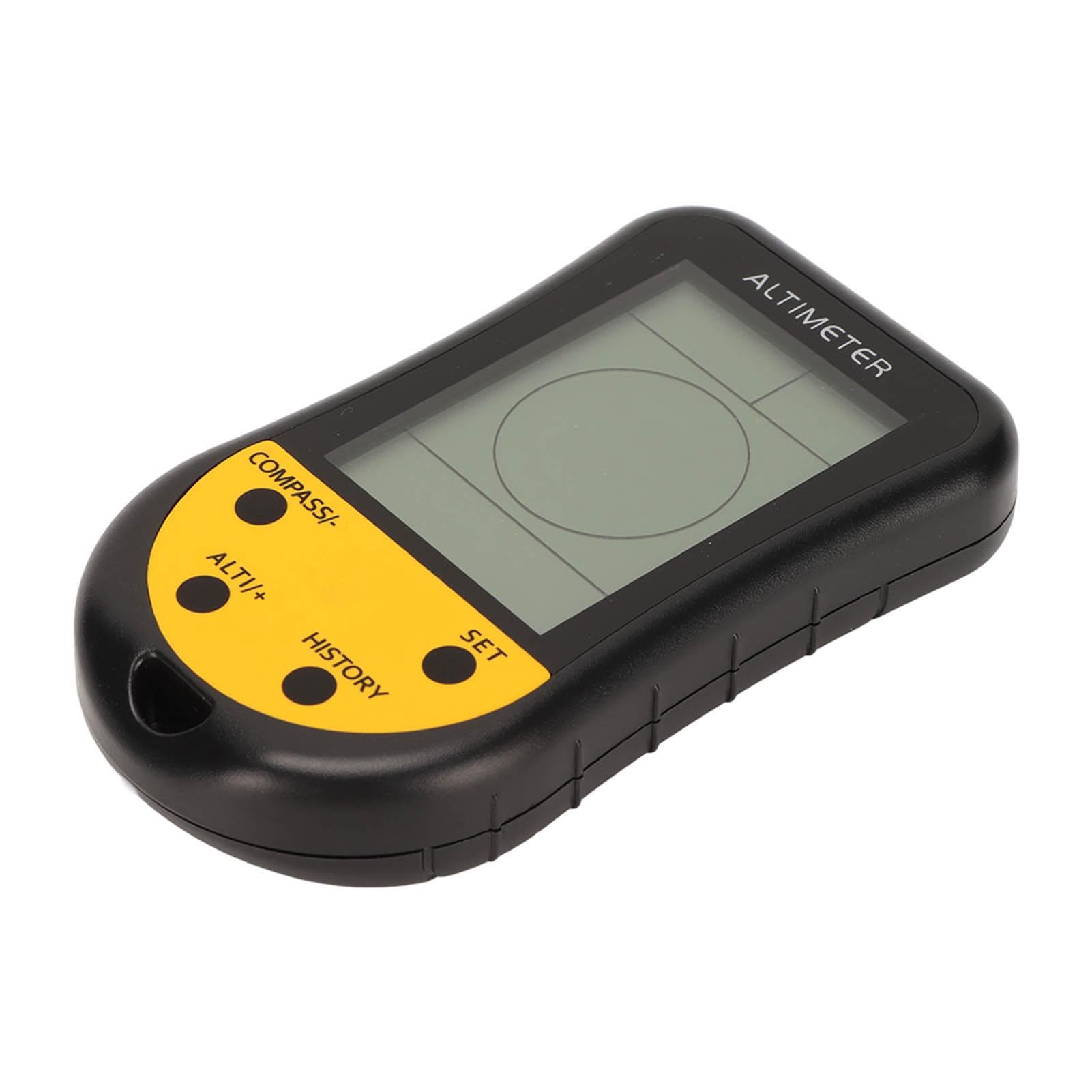 Digital LCD Altimeter Barometer Compass Weather Forecast Thermometer Clock 8 in 1 Multifunctional