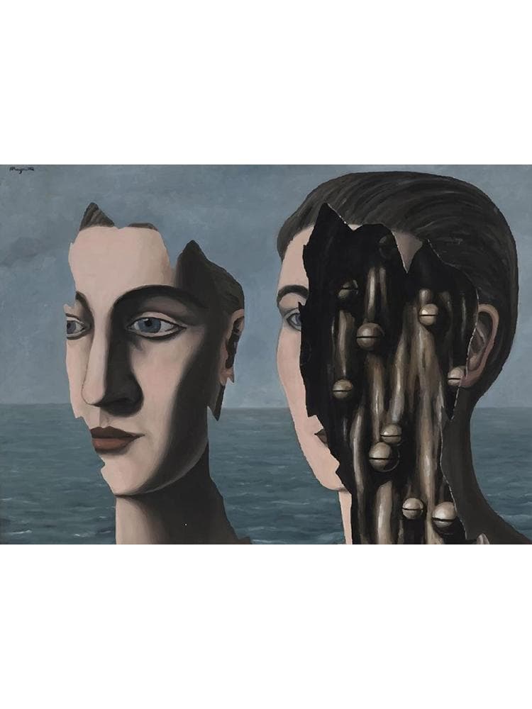 Famous Surrealism Arts Posters Canvas Painting Abstract Rene Magritte Wall Picture Print For Gallery Bedroom Home Decoration 30x40cm No Frame