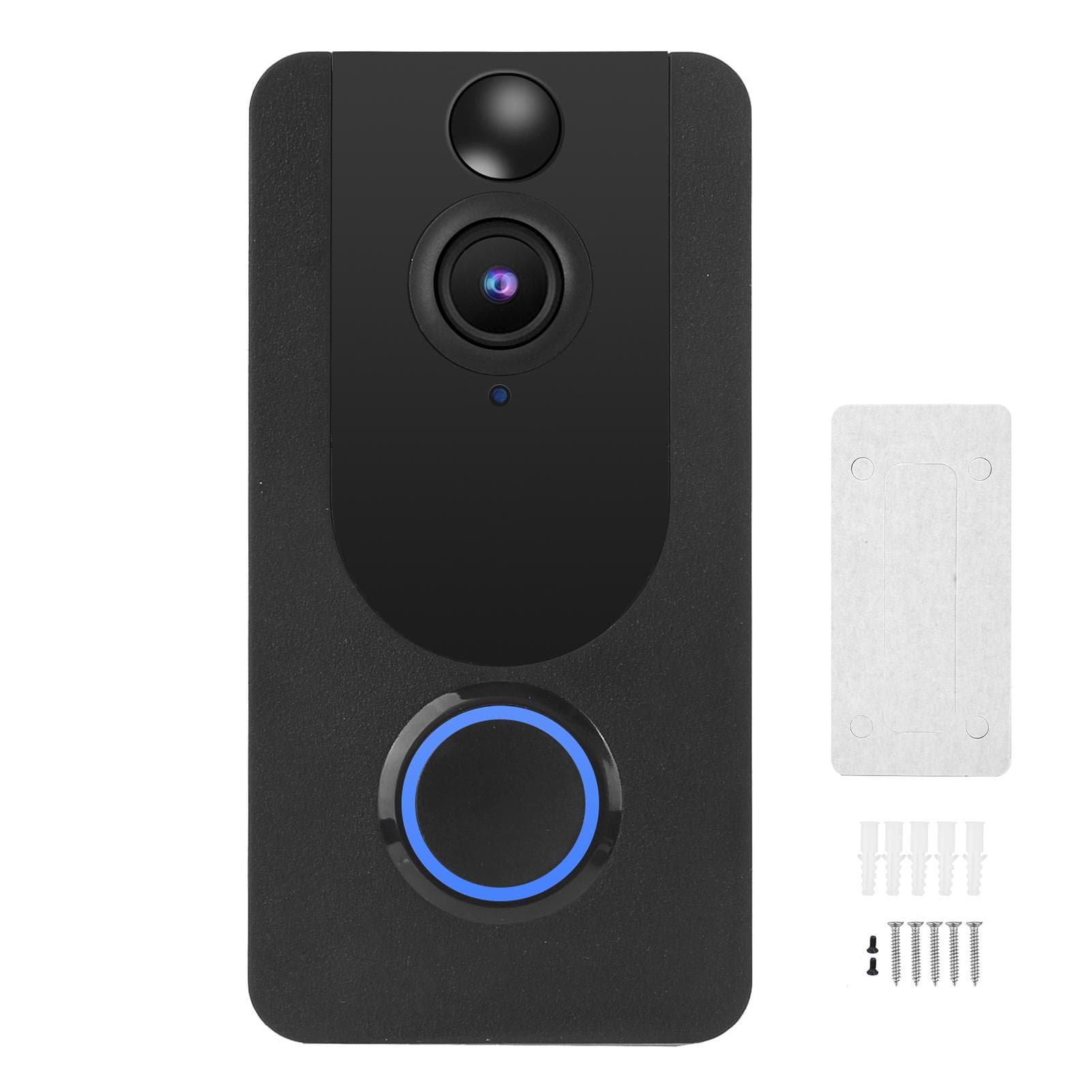 Smart Wireless Video Doorbell Phone Remote Control Intercom 140 degrees Lens Night Vision Home Security