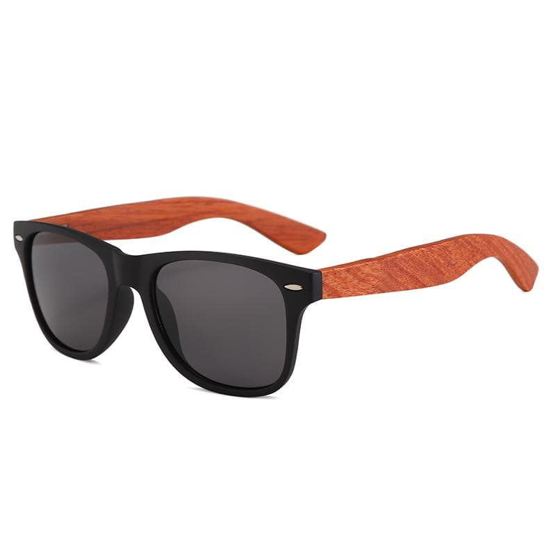 Brand Classic Wooden Square Sunglasses Vintage Fashion UV400 Protection for Women Men Retro Outdoor Driving Sun Glasses