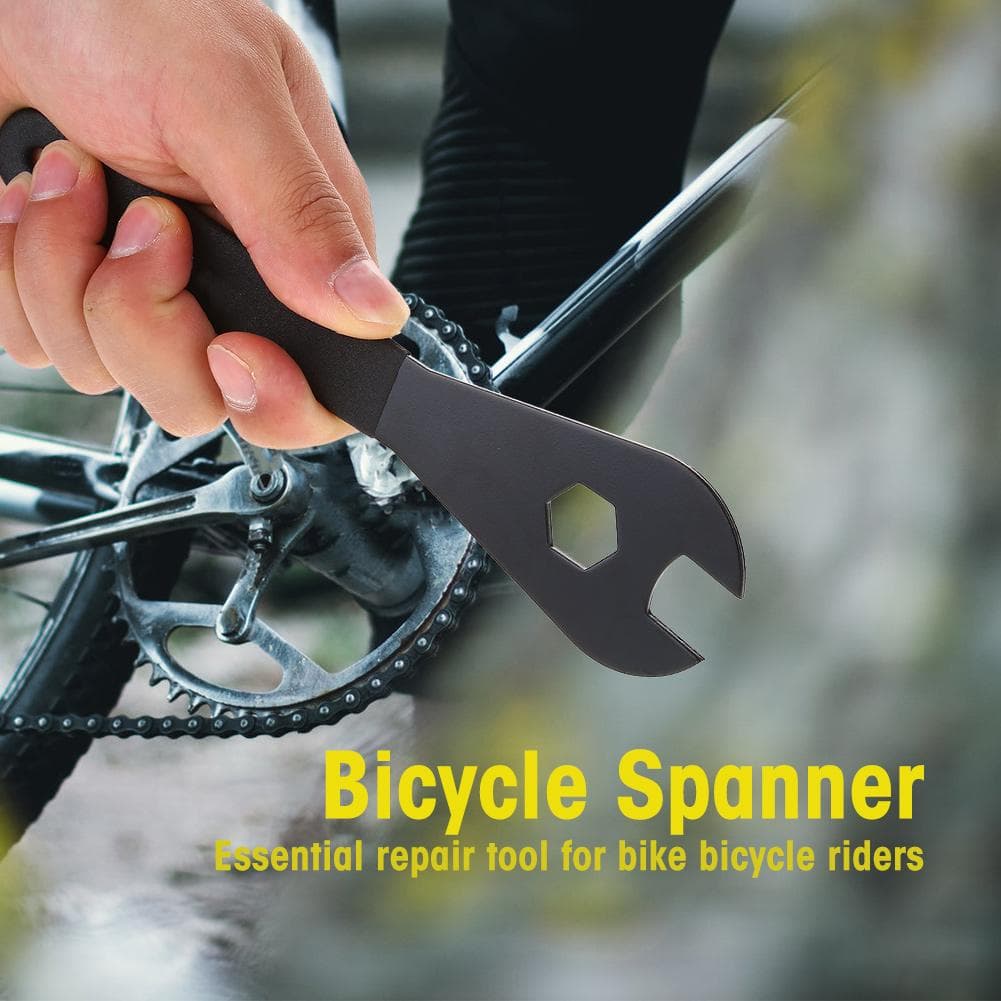 Durable Multi function Carbon Steel Cone Wrench Spanner Bike Bicycle Repair Tool(18mm)