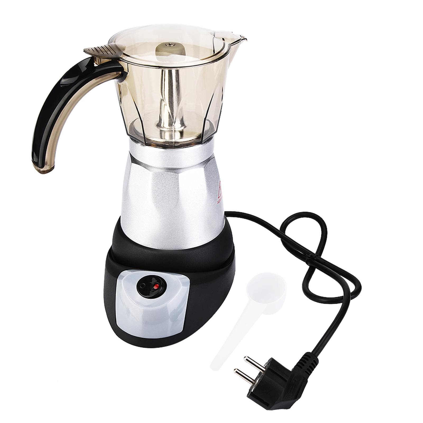 Large Capacity Electric Moka Pot Stovetop Espresso Coffee Maker Coffee Percolator 300ml