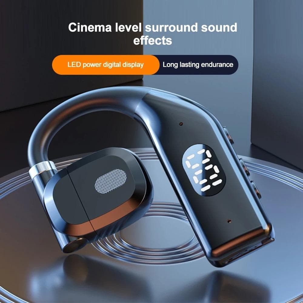 Wireless Bluetooth 5.3 Headphone Ear Hook Hi-Fi Stereo Earphone Noise Canceling Headset TWS Sports Earbud