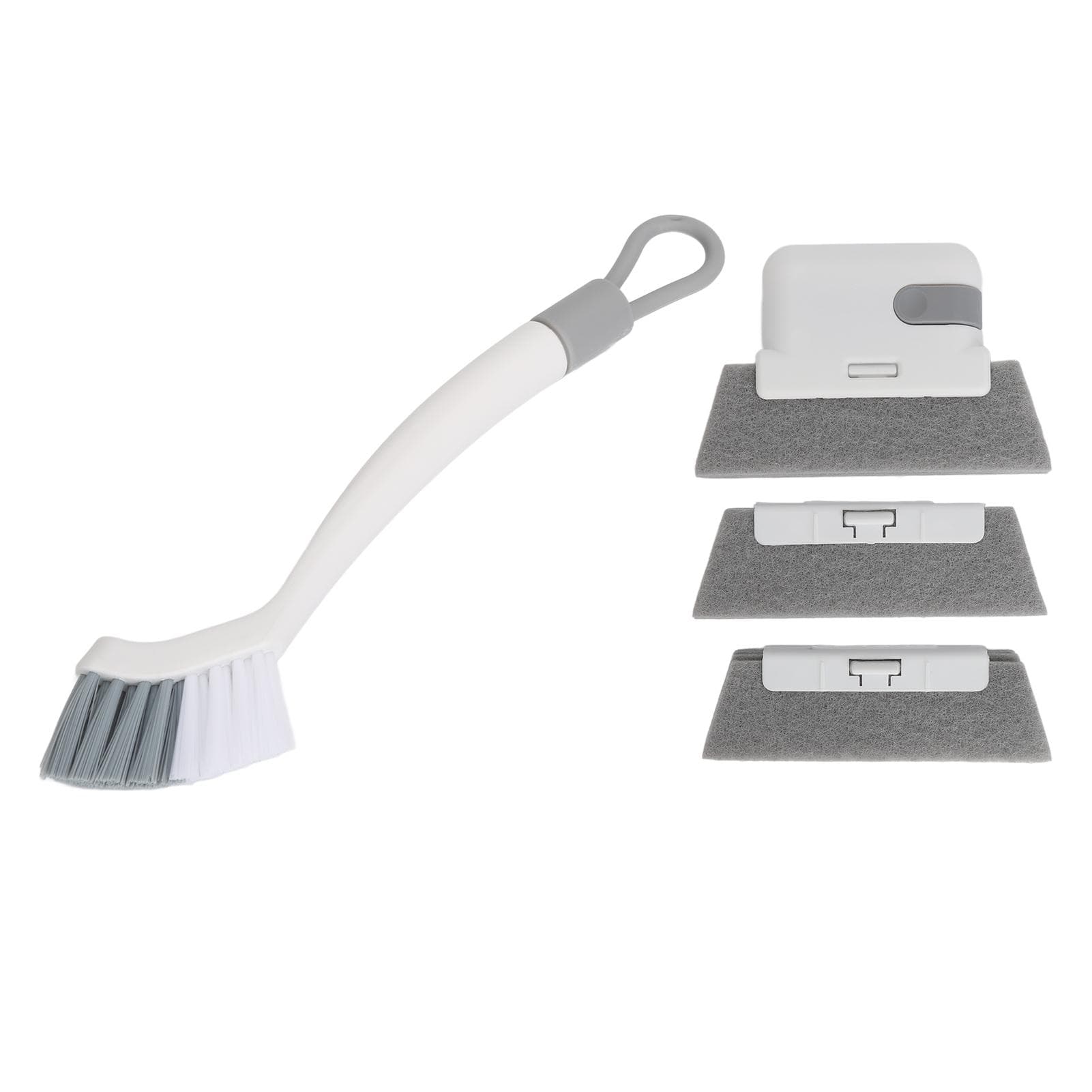 Window Groove Cleansing Set Detachable Washable Remove Dirts Track Cleaner Brush for Home Car