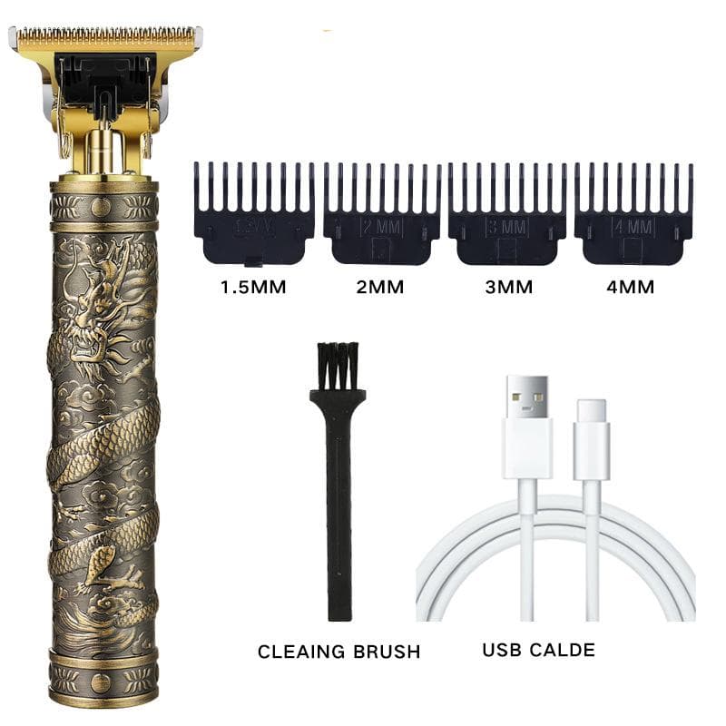 Electric Cordless Hair Clipper USB ABS Plastic Hair Clipper Barber Rechargeable Waterproof Professional Electric Hair Trimmer Shaver Trimmer Beard