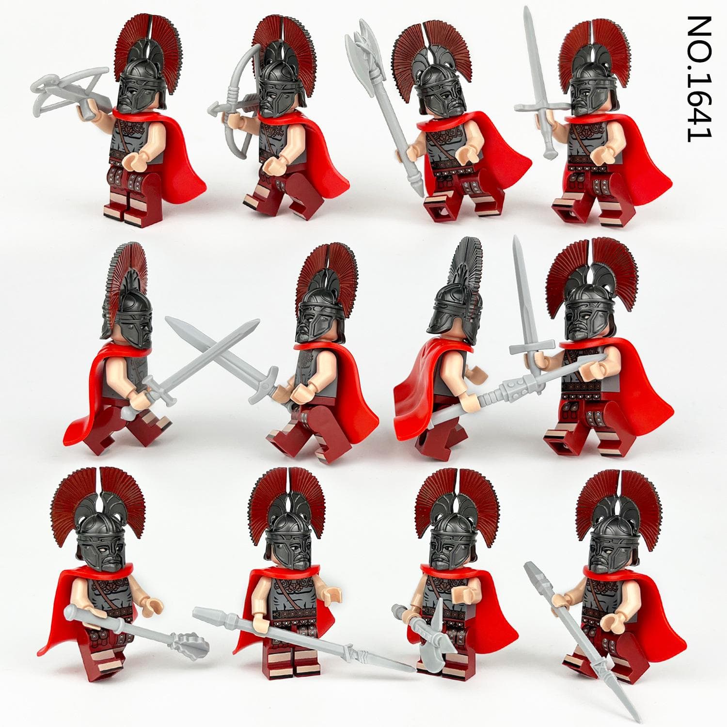 M1641 M1642 Ancient Roman soldiers building blocks small particles assembling building blocks toys