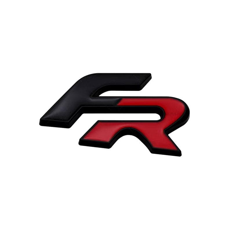 Metal 3D FR Car Front Grill Badge Car Body Emblem Sticker Decal for Leon FR+ Cupra Ibiza Altea Exeo Formula Racing Styling Car Accessories 3# Badge Sticker