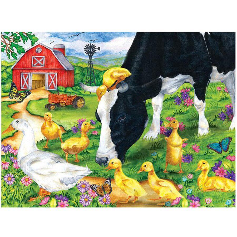 5D DIY Diamond Painting Cross Stitch Livestock Life Full Round Drill Mosaic Embroidery 20X30CM