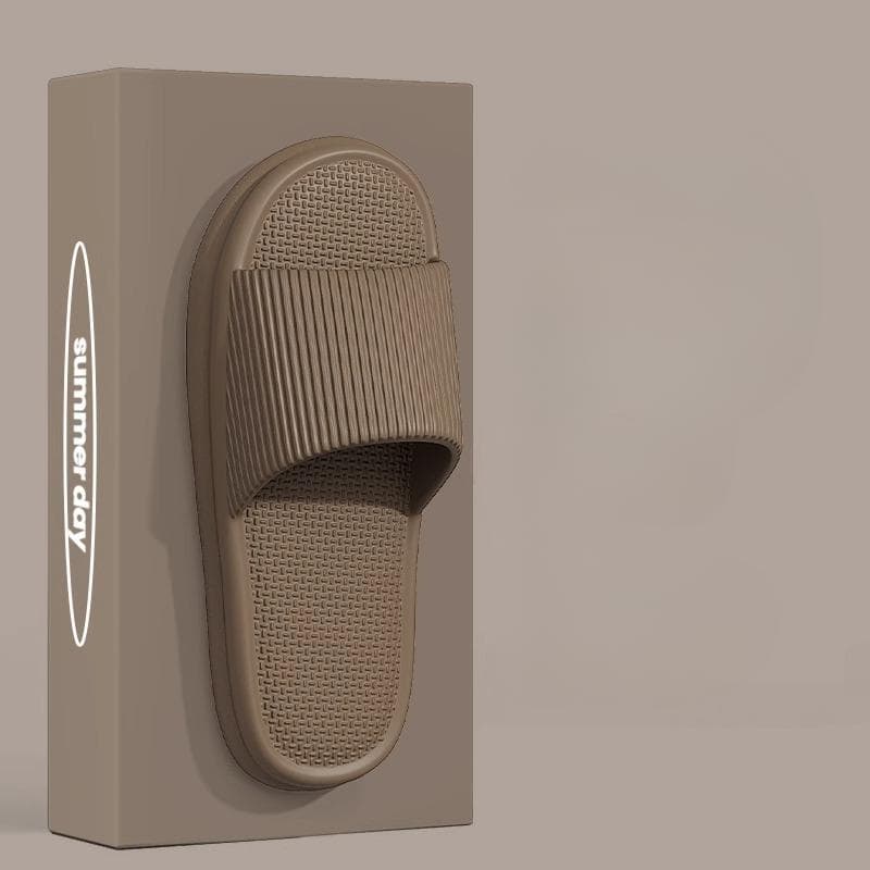 Sandals Slippers Men's Slippers, Men's Summer Home Living Room Bathroom Non-slip Couple Slippers 42-43 brown