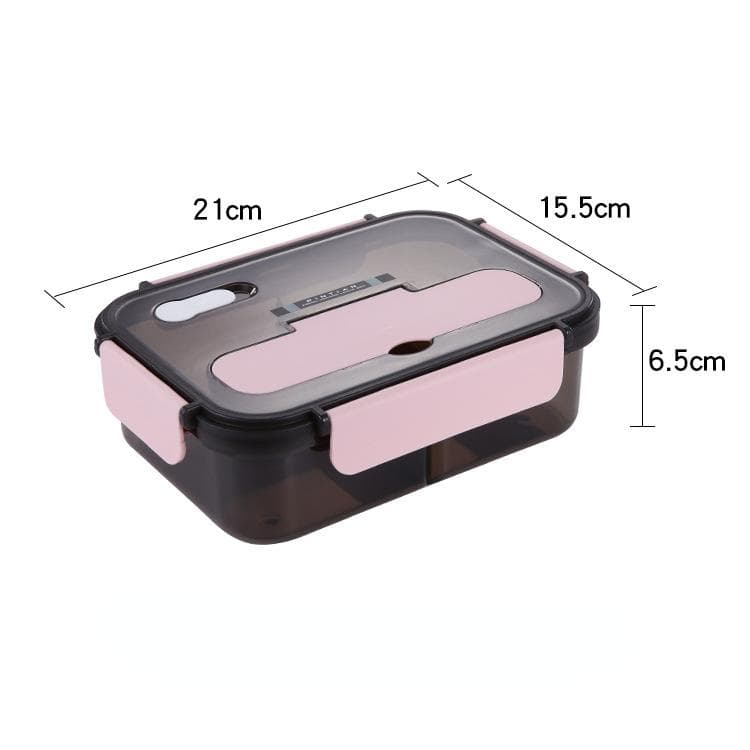 Lunch Box For Kids Food Storage Container With Lids Leak-Proof Microwave Food Warmer Snacks Bento Box pink
