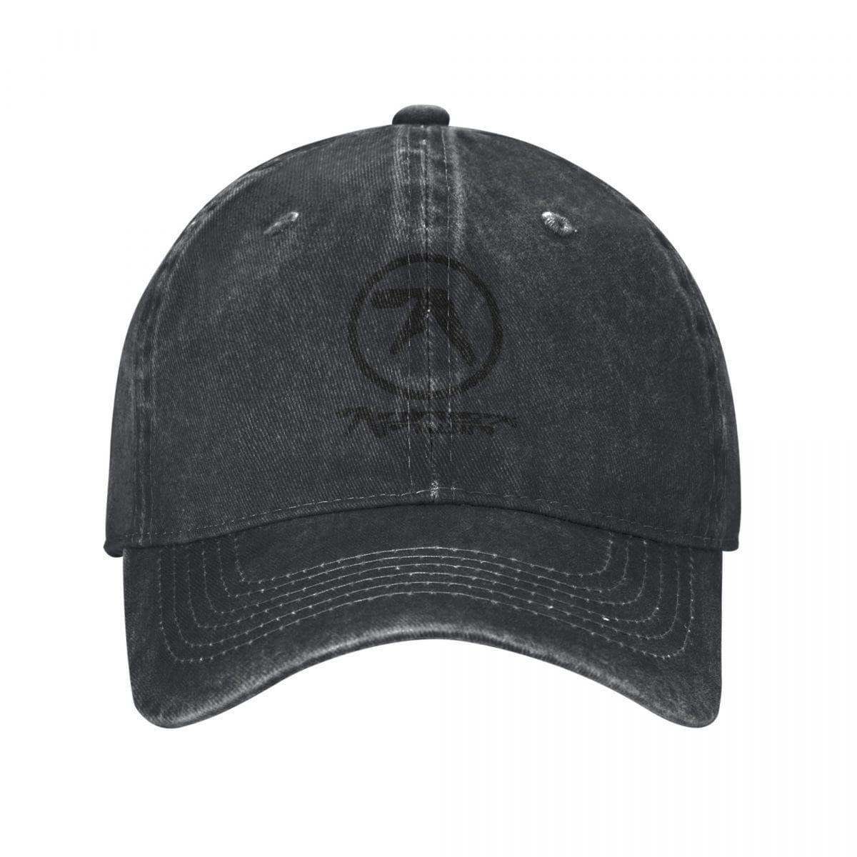 Aphex Twin Baseball Caps Casual Distressed Denim Headwear for Men Women Outdoor Workouts Adjustable Hats Cap Adjustable black