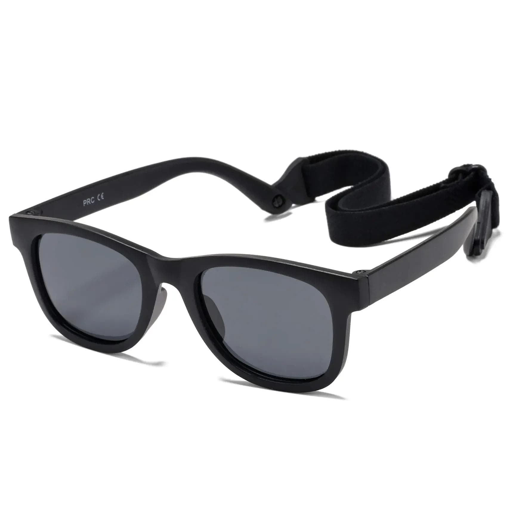 Flexible Baby Sunglasses 0-24 Months Bendable UV Protection Infant Boys Girls Gift with Strap 0-24 Months