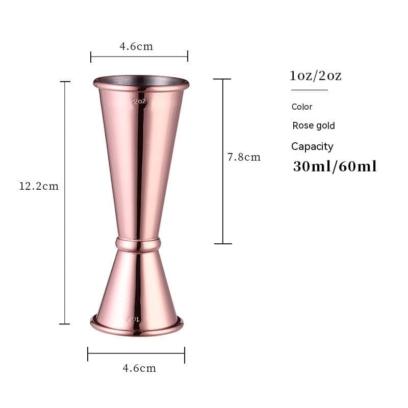 Stainless Steel Double Ended Measuring Cup Cocktail Shaker Drink Spirit Measure Jigger Kitchen Bar Barware Tools