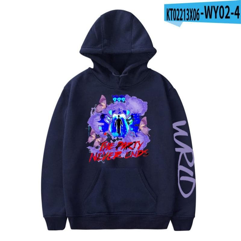 Black Hoodies Juice WRLD Men Women Sweatshirts XL