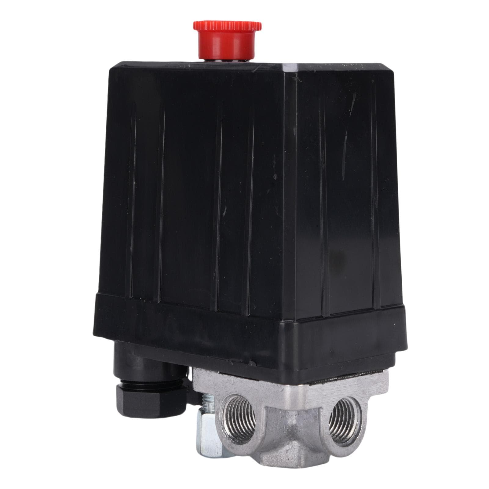 Air Compressor Pressure Switch 240V 15A 4 Holes Effective Adjustment Pressure Switch Control Valve