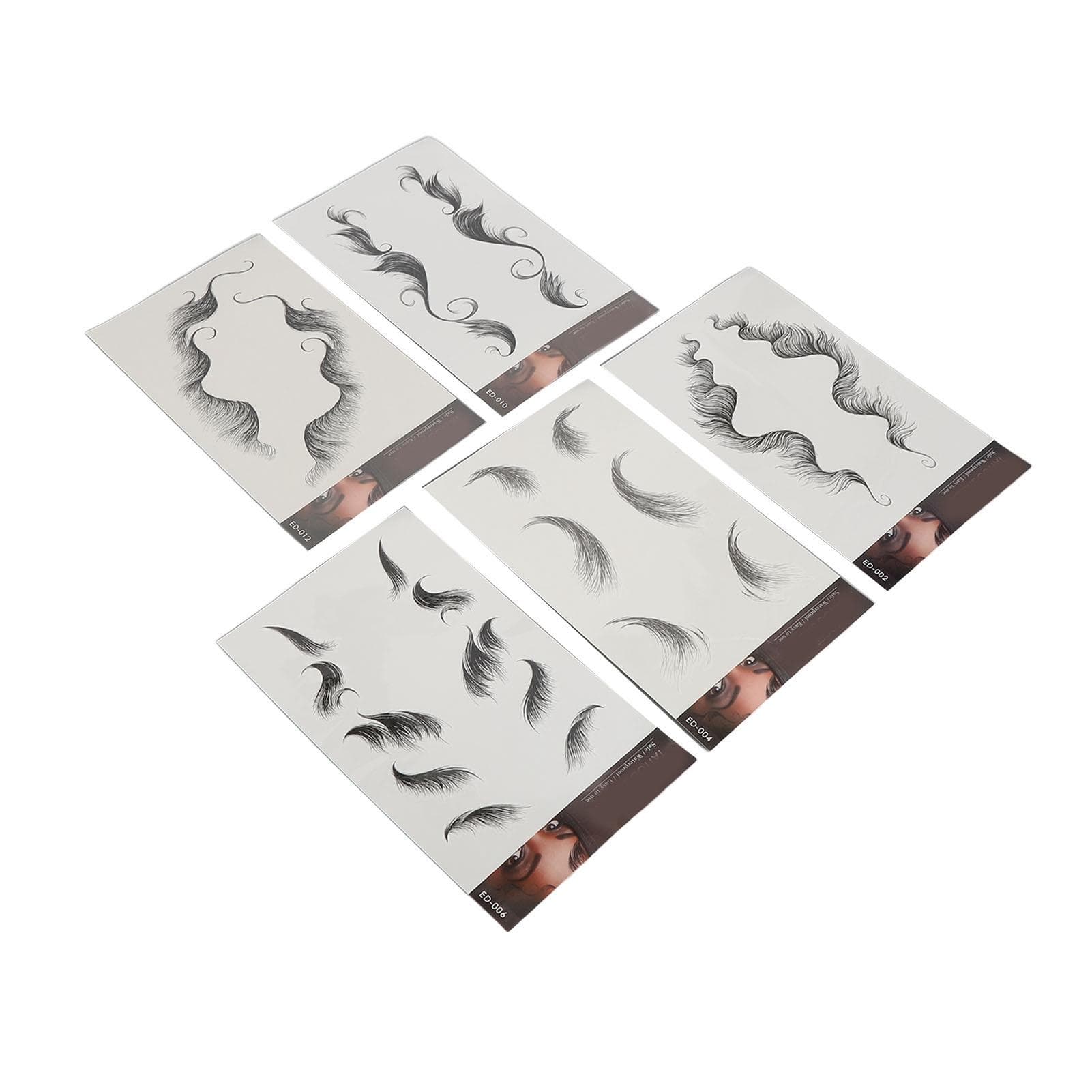 Baby Hair Stickers Reusable Waterproof Invisible Edges Striped Fake Hairline Stickers for Hair