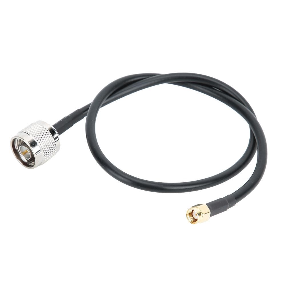 Nickel and Gold Plated Connector Tail Fiber Cable SMA Male to N Male Reverse Pole RG58 Transferring