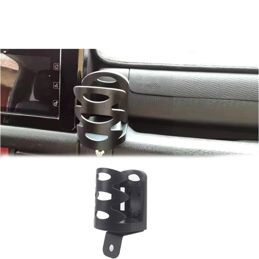 Car Dash Mount Drink Cup Holder Black For Suzuki Jimny JB74 2019 2020 2021 2022