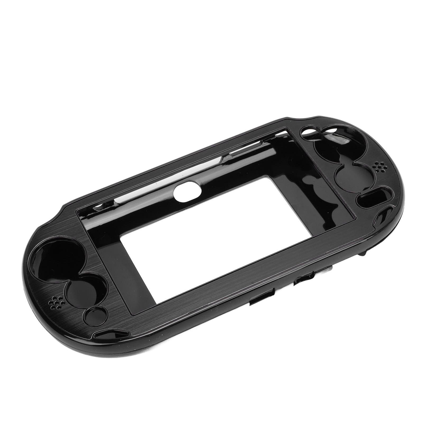 Aluminum Metal Skin Protective Cover Case Hard Shell for PSV 2000 Handheld Game Console Video Game black