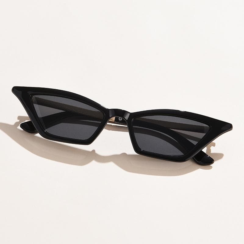 Vintage Cat Eye Sunglasses Women Fashion Small Frame Hip Hop UV400 Sun Glasses For Female as the picture