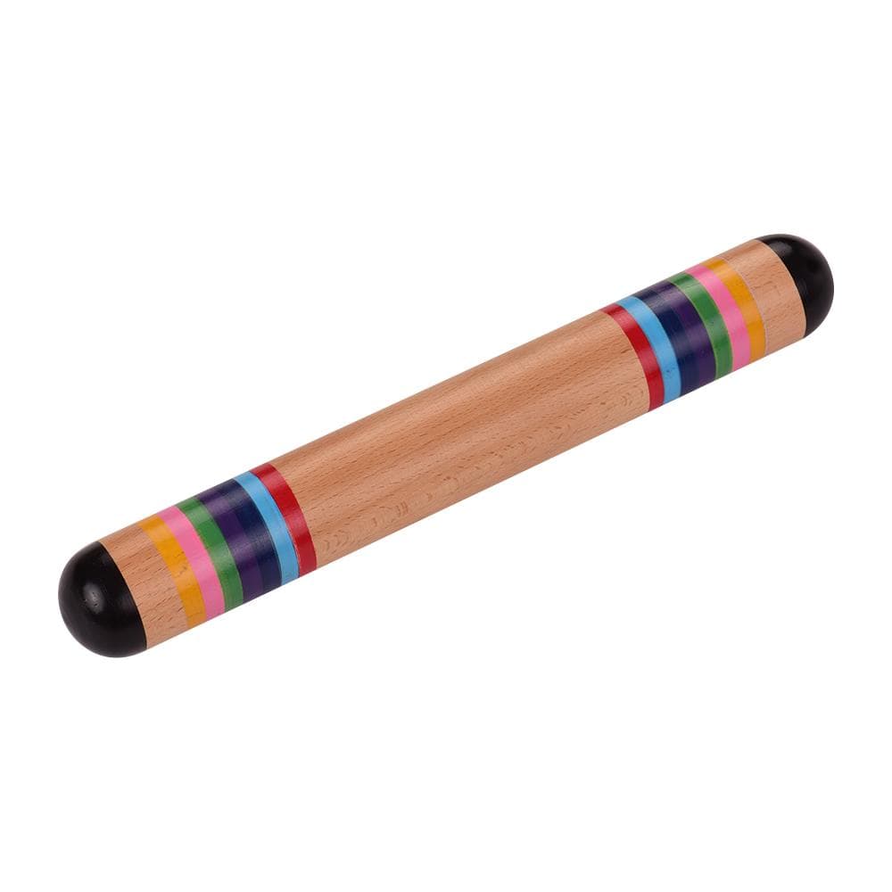 Wooden Rainstick Rainmaker Rain Shaker Musical Instrument Toy Rainbow Colored for Kids Adults multicolour