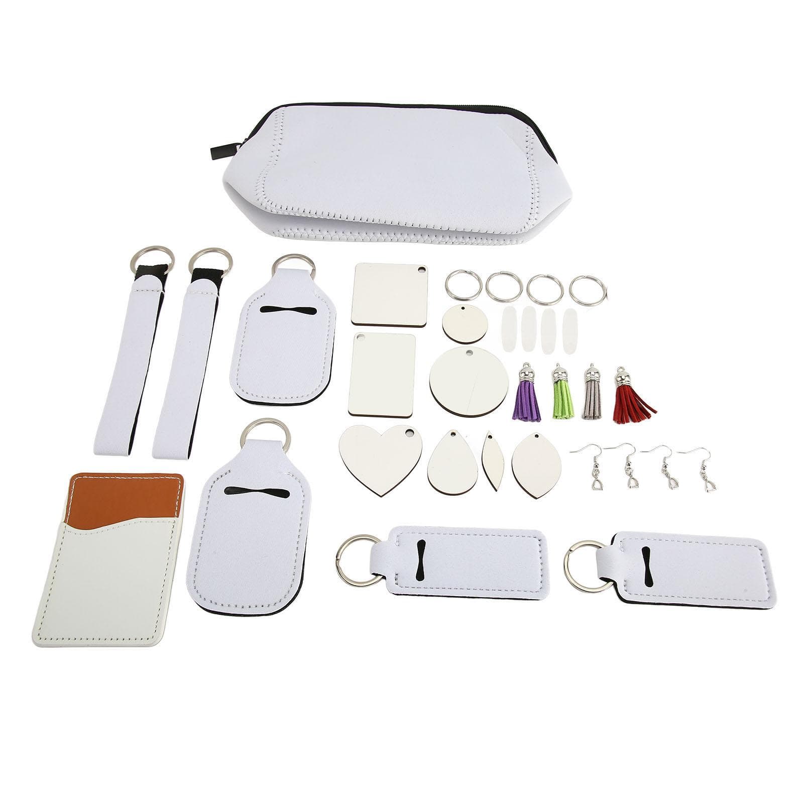 32 Pcs Sublimation Blanks Products Double Sided DIY Sublimation Heat Transfer Craft Earrings
