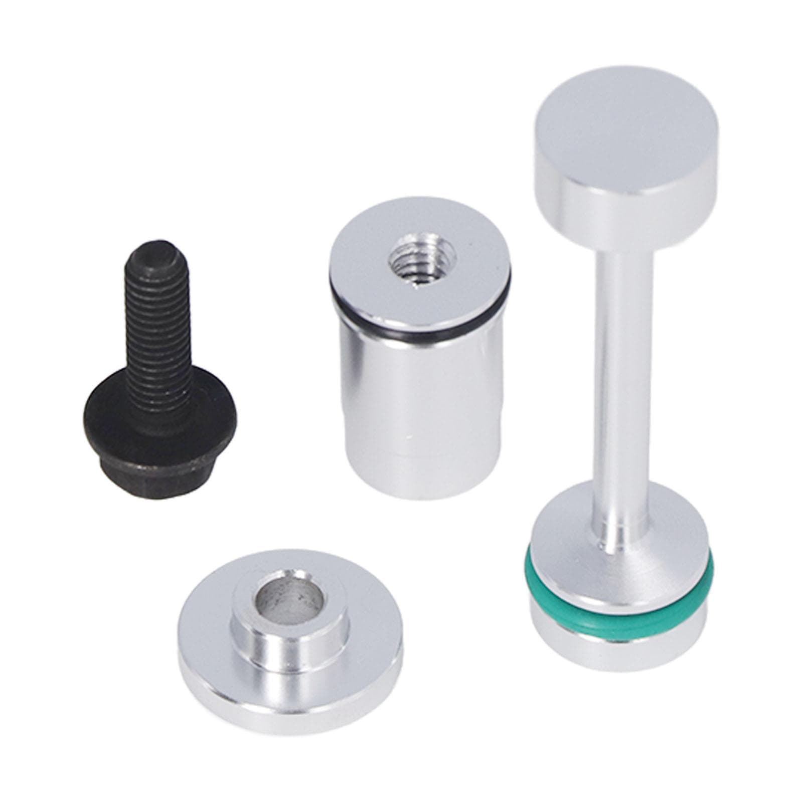 Aluminum Oil Diverter Barbell By Pass Pickup Tube Hold Down Gallery Plug Set for LS Engines 4.8L