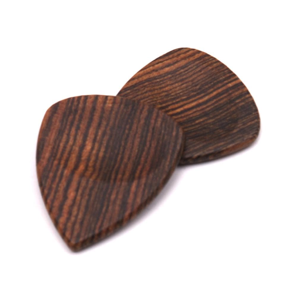 2pcs Wood Guitar Picks Plectrum for Acoustic Guitar Ukulele Bocote Wood Bocote