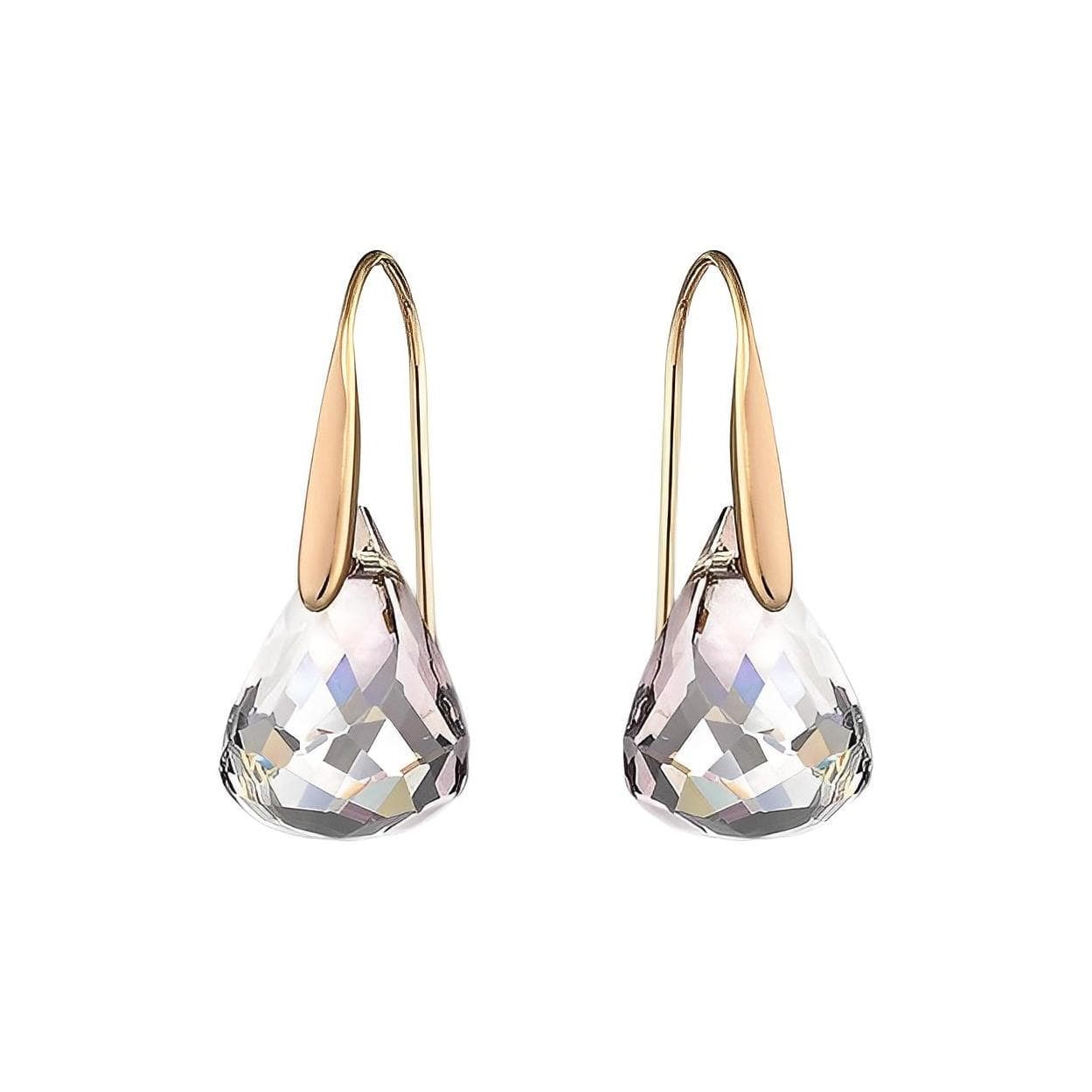 Swarovski Fashion Water Drop Pierced Earrings Women earrings 1054614 Rouge Pink,F
