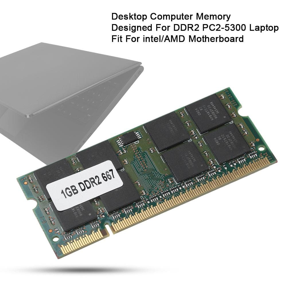DDR2 1G 667MHZ for PC2-5300 Notebook Fully Compatible Memory for IntelAMD 200Pin