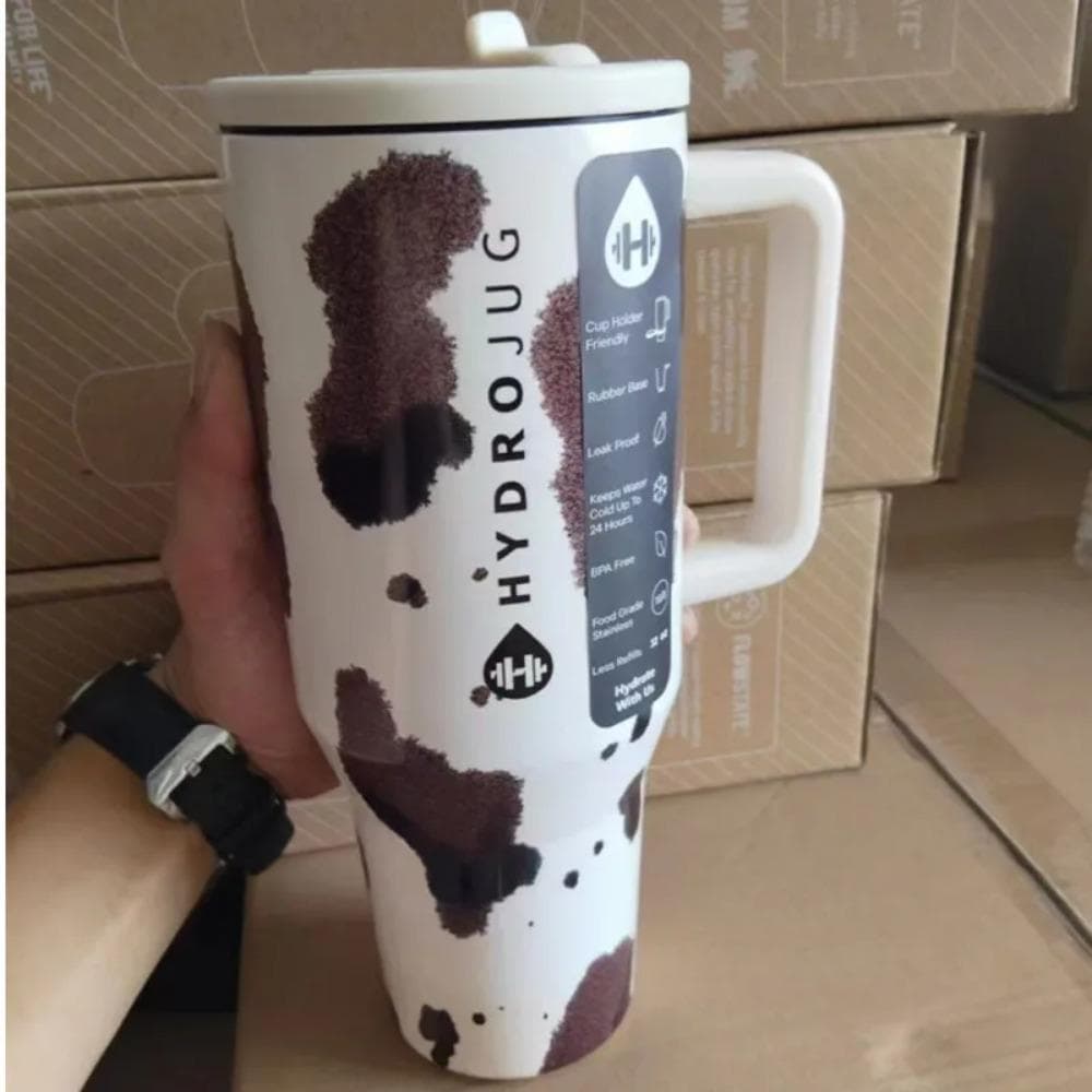 HydroJug Tumbler 32OZ/40OZ Traveler Straw Lid Stainless Steel Vacuum Insulated Car Mug Double Wall Thermal Iced Travel 32OZ